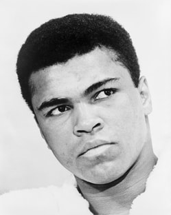 Picture of Cassius Clay, now known as Muhammad Ali.